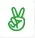 Peace Sign in Green - Green Energy Heating & Air Conditioning in Elmont, NY